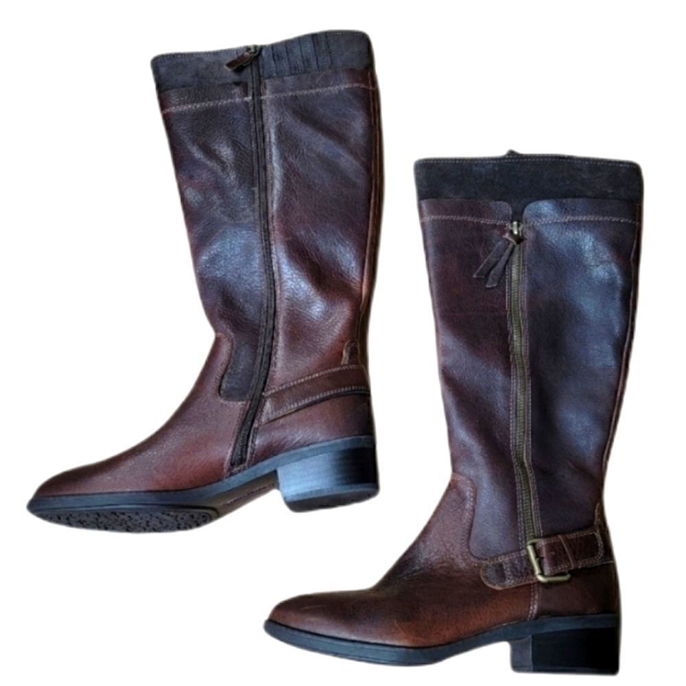 NEW! COMFORTIVA COROZAL BRIDLE BROWN LEATHER BOOTS